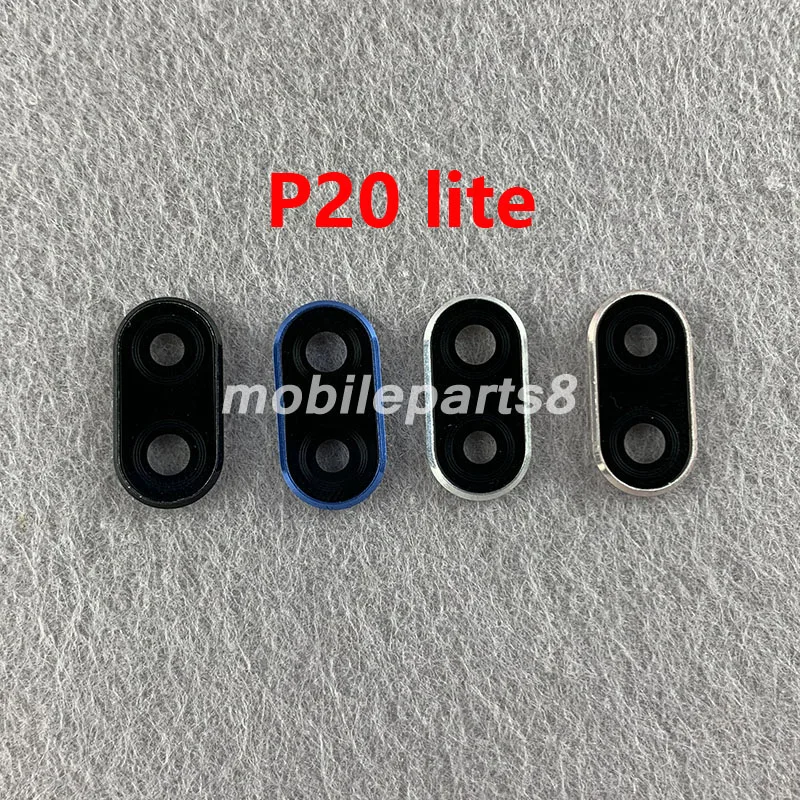 10 шт./партия P20 стеклянный объектив для камеры с рамкой для huawei P20 объектив для камеры стекло с металлической рамкой держатель запасные части