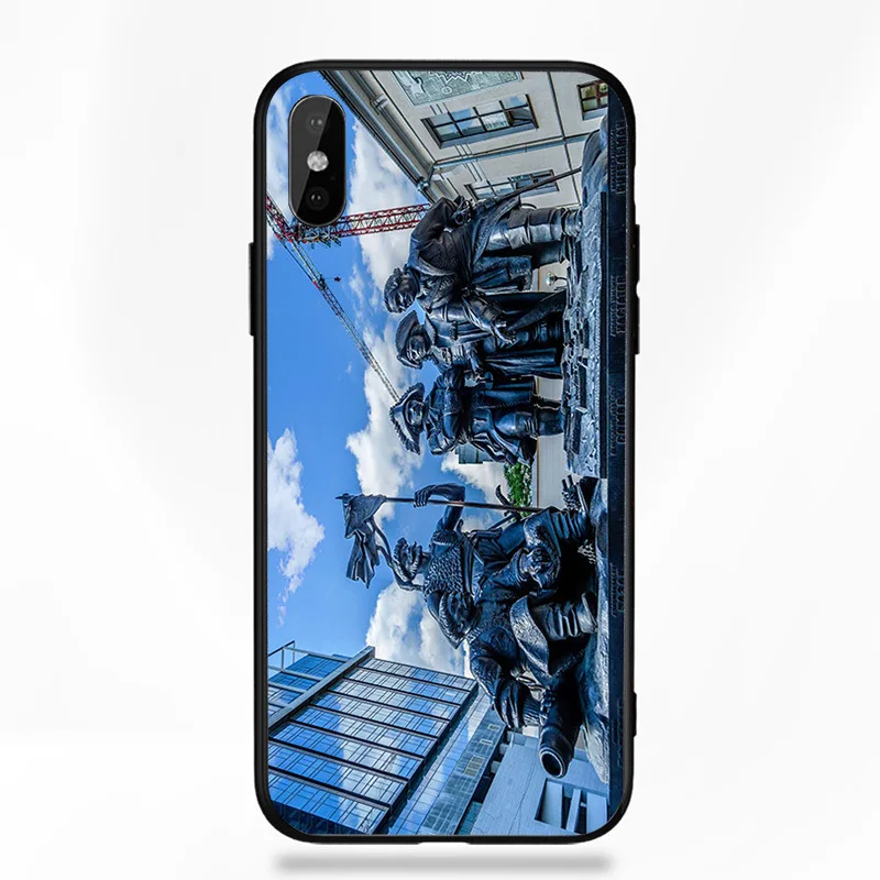 Чехол для телефона Shomurodov чехол для iphone DIY для Rostov FC чехол черный мягкий TPU для iphone 11Pro X XR XS MAX 7 8 7plus 6 6S 5S SE 5