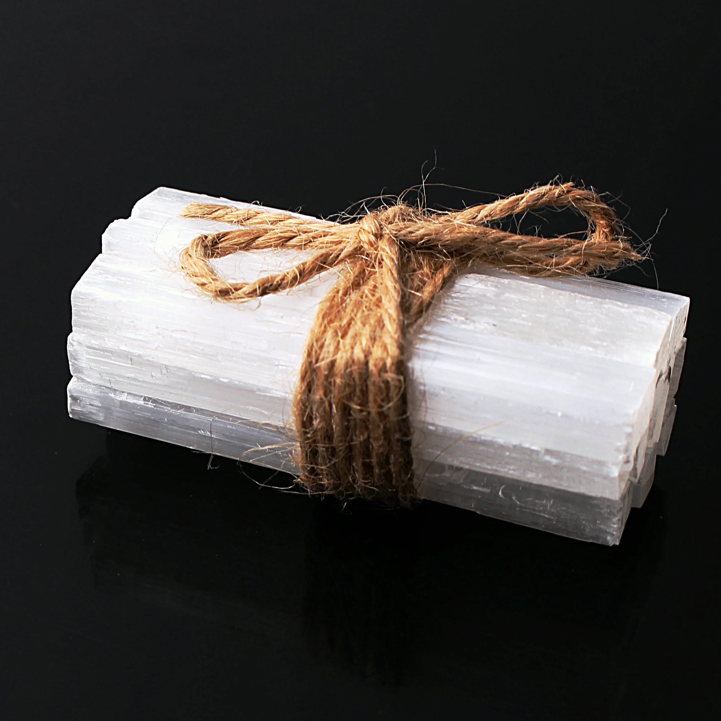 

10pcs Natural White Selenite Crystal Stick Chips Gypsum Quartz Rough Minerals Specimen Point Healing Stone