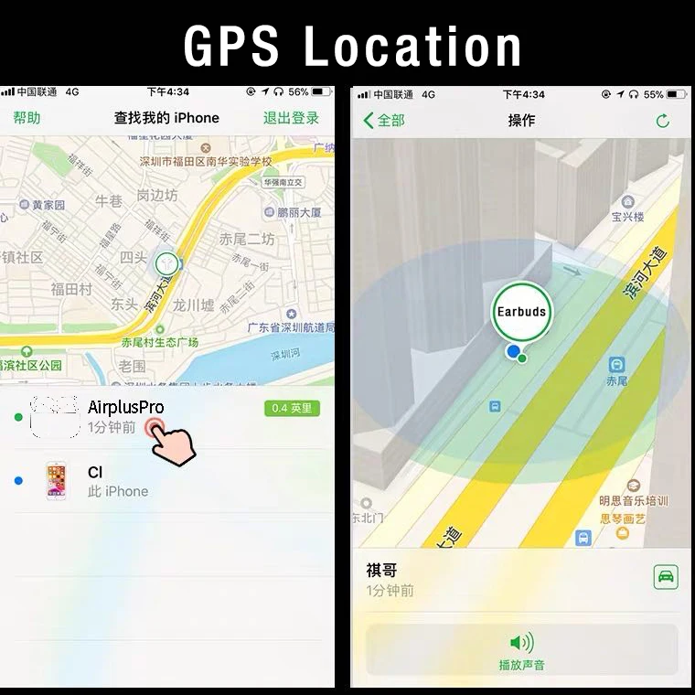 99% Same Super Air 3 Pro Wireless Earbuds In Ear Sensor Location Rename Bluetooth Earphone Pops-up 5.0 Wireless Charger Headsets