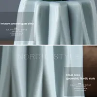 Plastic Dried Vase Nordic Flower Arrangement Container Geometric Style Exquisite Handicrafts Office Cafe Wedding Decoration 2