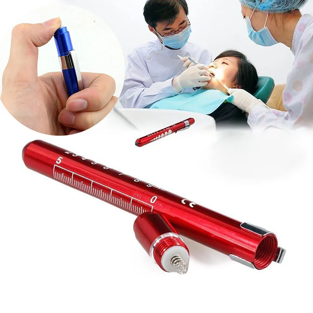 Portable-LED-Flashlight-Work-Light-Medical-First-Aid-Pen-Light-Torch-Lamp-With-Pupil-Gauge-Measurements