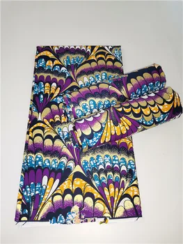 

Latest Fashion Guarunteed African Golden Wax Prints Fabric 100% Cotton Hot Sale 6yards Golden Wax Fabric for Dress