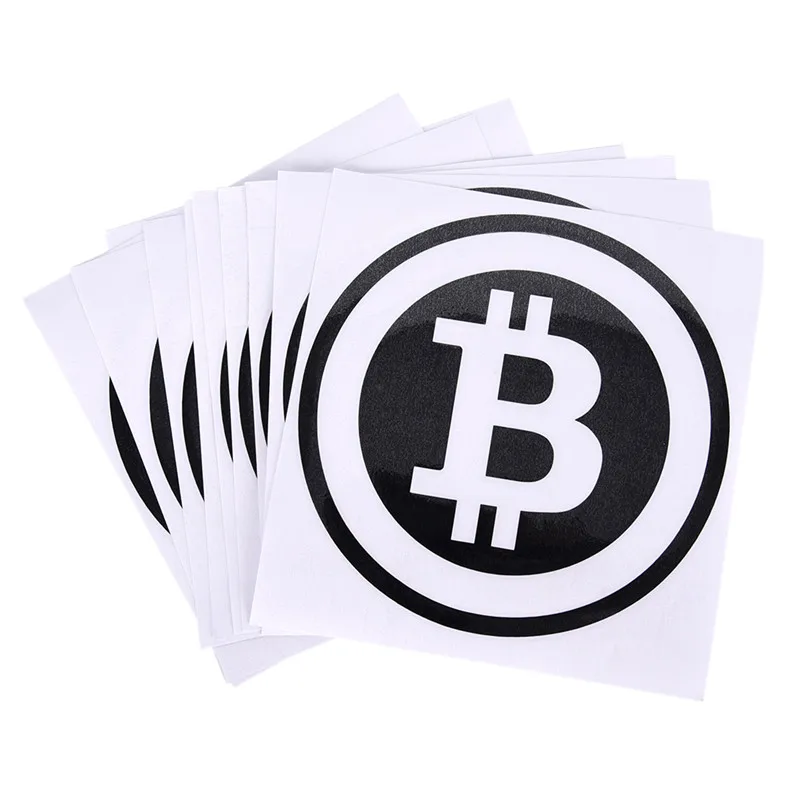 Large Bitcoin Cryptocurrency Blockchain freedom sticker vinyl car window decalvn 