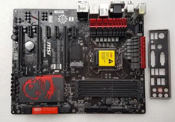 Оригинальная материнская плата MSI игровая Z87 LGA 1150 DDR3 i3 i5 i7 32 ГБ SATA3 USB3.0 бесплатная