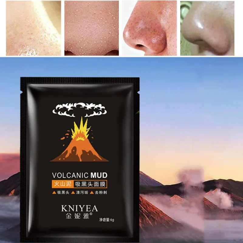 

2019 Removal Blackhead Black Face Mask Deep Cleaning Black Head Pore Strip Peel Off Black Dots Volcanic Mask