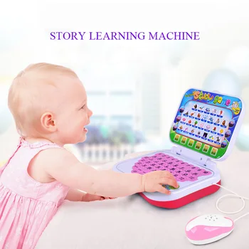 

Early Educational Learning Kids Laptop Toys Machine Multi-function Alphabet Music Toy Educational Phonetic Language Sound Laptop
