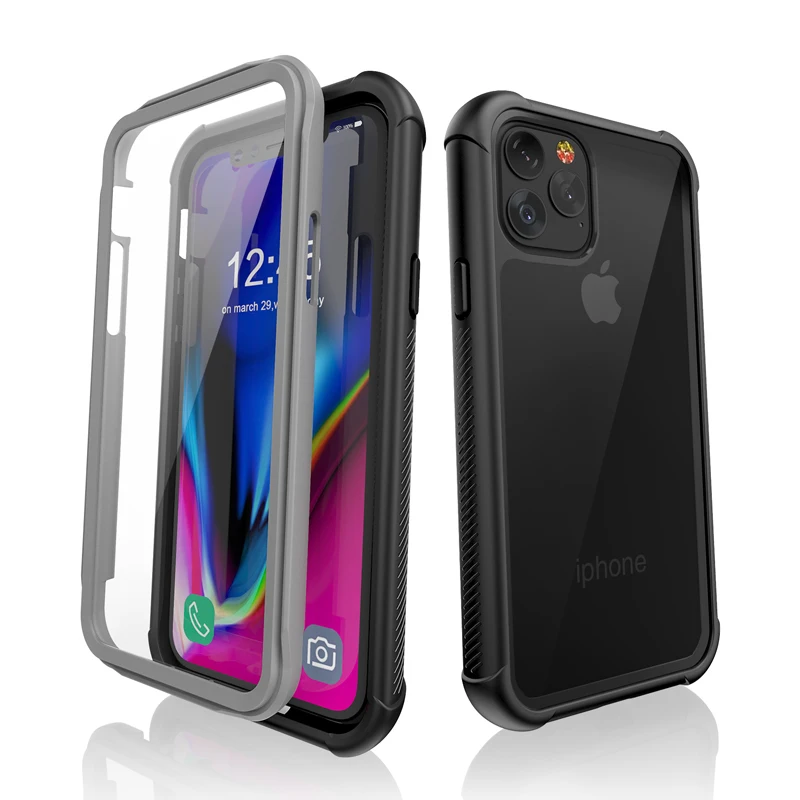 Чехол для iPhone 11 Pro Max XR X Xs 7 8 Plus противоударный чехол с полным корпусом углом обзора