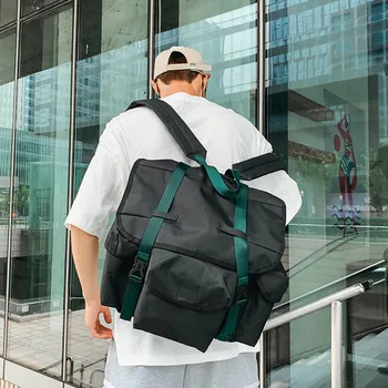 

High-capacity men backpack multi-function couple Shoulders Bag Multilayer space UNISEX stadium bag comfortable travel bag