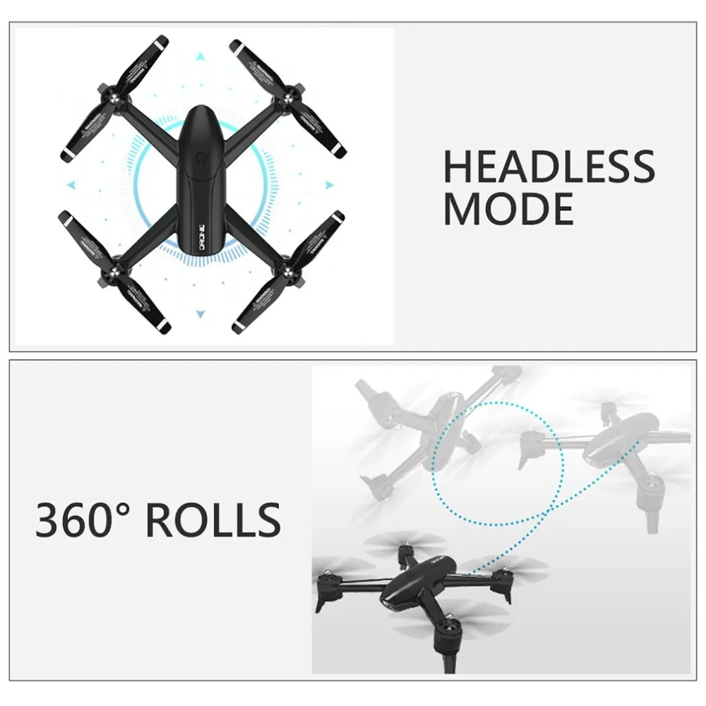 SG106 RC Дрон игрушки с 720/1080 P/4 k HD Dual 2,4G FPV WiFi широкоугольная камера с гравитационным зондированием Трансмиссия квадрокоптера в реальном времени