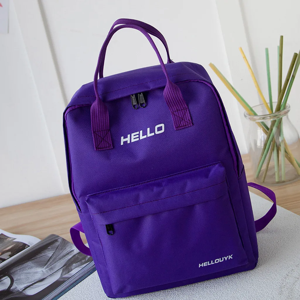 Большой Ёмкость водонепроницаемый рюкзак для женщин для путешествий фиолетового цвета Повседневное Рюкзак Школьная Сумка брендовая Водонепроницаемая зимняя обувь; bacpack для женщин# G3