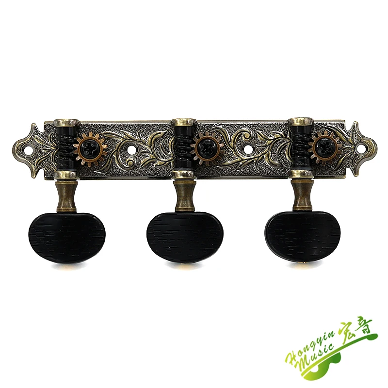 Clássicos de Guitarra Tripleta tipo Botão Todos os Acessórios de Metal Cor de Cobre Taiwan Botões Botão - Image 2