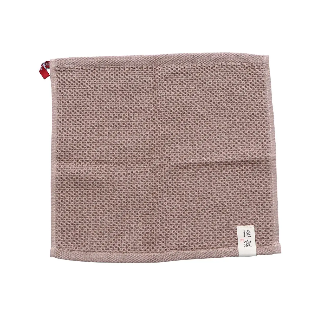 

32x32cm Waffle Weave Towel Pure Cotton Ultra Absorbent Lightweight Cleaning Towel Multi-purpose Face Bath Towel (Coffee) A20