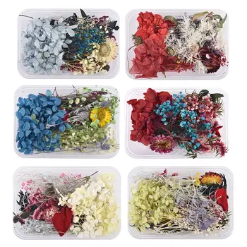 

1 Box Random Multicolor Mix Dried Flower Resin Filling Epoxy UV Filler Fit DIY Resin Jewelry Making Handmade Crystal Decorations