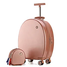 20''Rolling багаж набор Детский чемодан с колесиками Детская сумка на колесах сумка для девочек Дорожная кабина для переноски багажа мультфильм милая коробочка