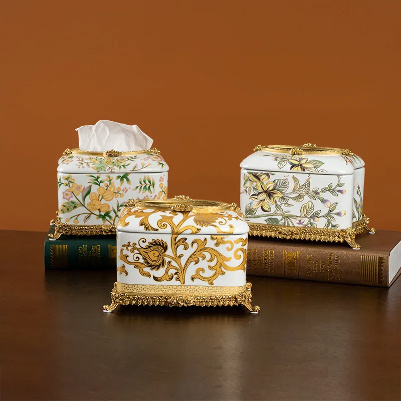 Silver Swan Ceramic Tissue Box Simulation Swan Paper Box Napkin Holder  Desktop Storage Organization Toilet Paper Holder - AliExpress