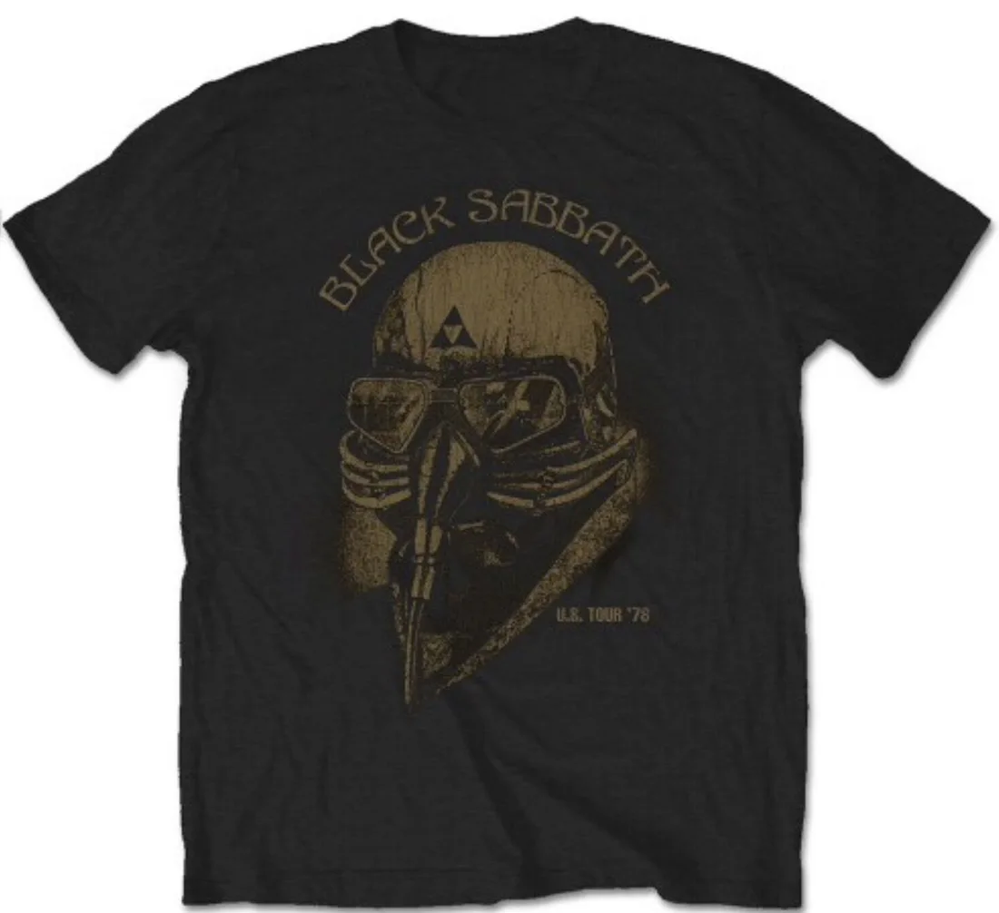 BLACK SABBATH США Тур 78 Мстители Топы Футболка официальная группа Merch Ozzy футболка Homme