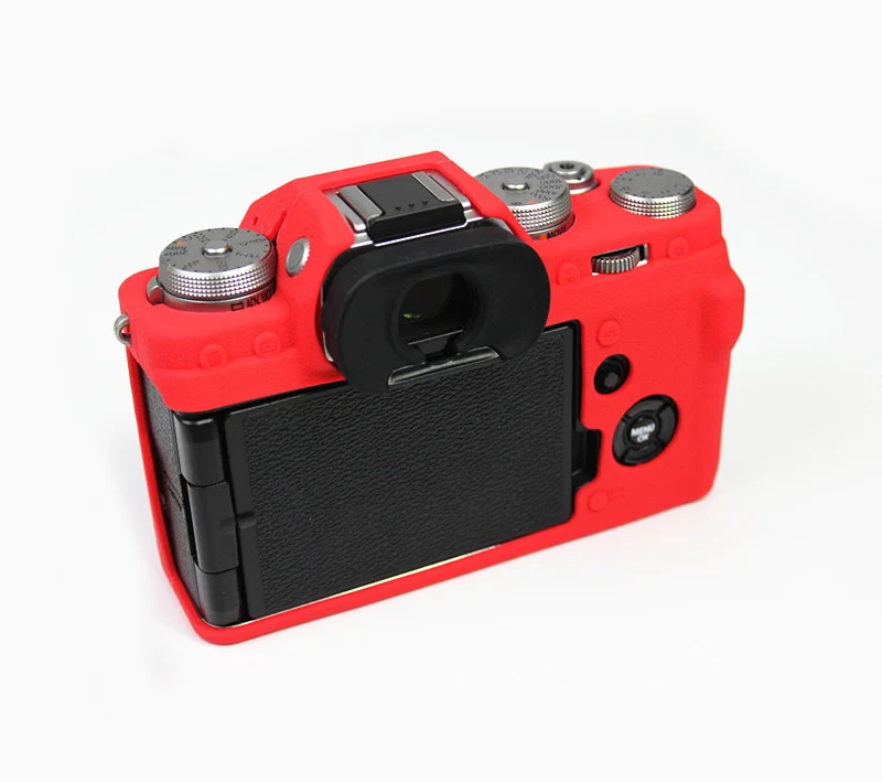 Zakao Étui de protection en silicone souple et léger pour appareil photo numérique Fujifilm Fuji X-T4 XT4 Noir 