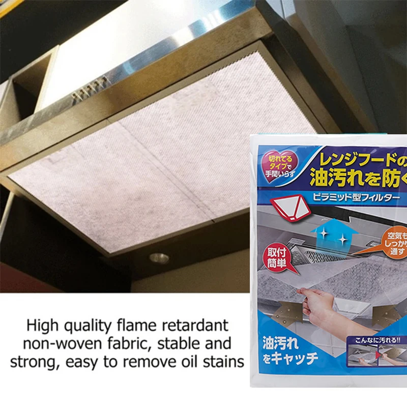 

Sporadic Kitchen Oil Sticker Range Hood Oil Filter Paper Moisture-proof Transparent Oil-Absorbing Paper Sticker Anti-oil Sticke