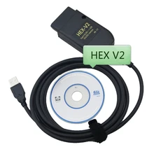 2020 mais novo vag com 20.4 vcds hex v2 interface vag com 20.4.2 francês inglês para vw audi skoda assento atmega162 + 16v8 ft232rq
