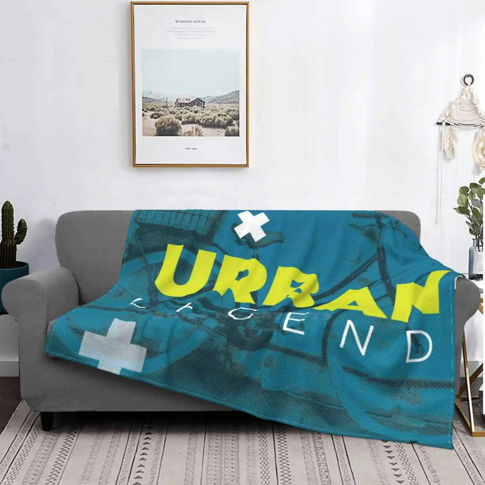 Urban Legend Nuovo Arrivo Moda Tempo Libero Caldo Flanella Coperta Legend Urban Urban Legend Mito Rap Rosso Cryptid Cool Divertente Hiphop