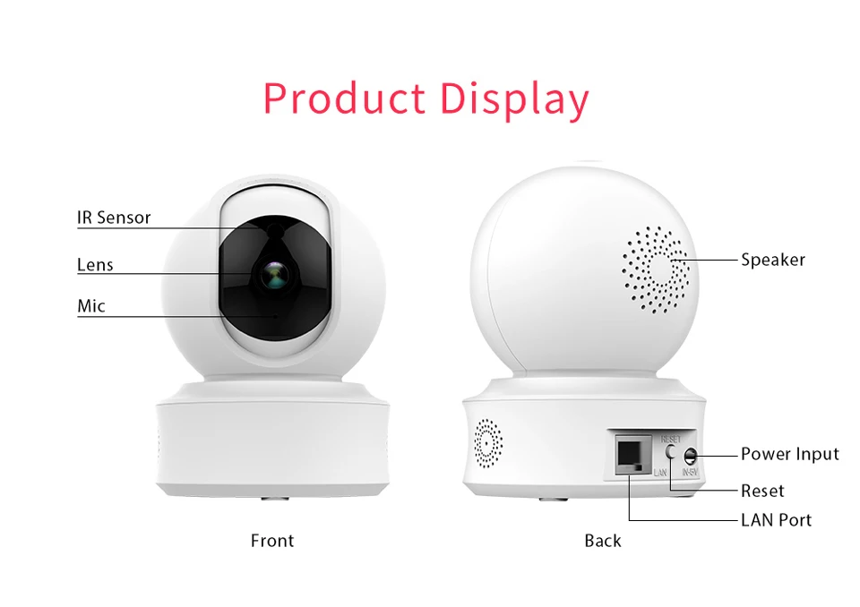 KSLAIC, Full HD, 2MP, IP камера, WiFi, 1080 P, CCTV, для помещений, автоматическое отслеживание, ночное видение, двухстороннее аудио, Tuya, умная камера безопасности жизни