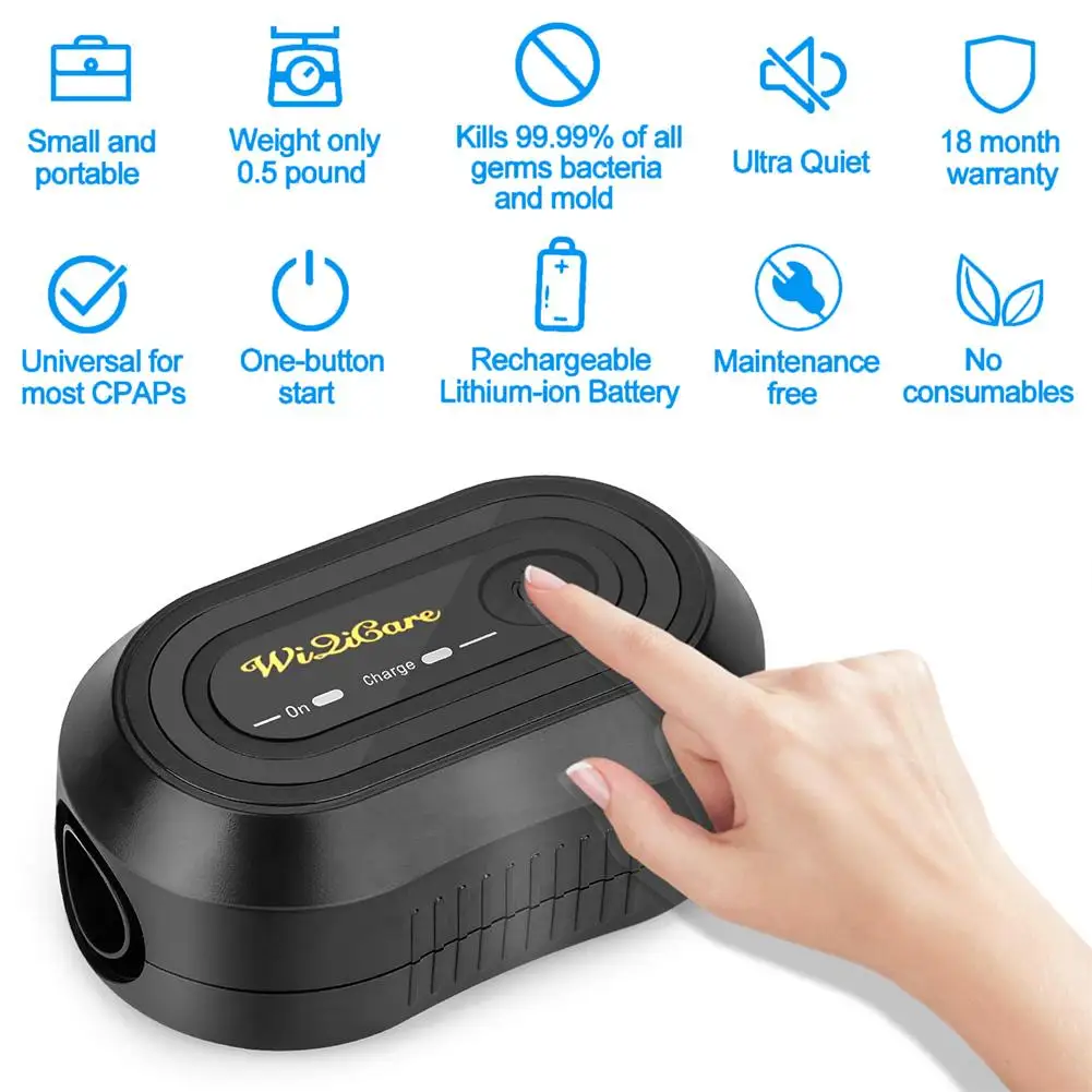 2200 мАч CPAP дезинфицирующее средство озоновый генератор вентиляционный дезинфицирующий стерилизатор, очиститель воздуха для овощей CPAP очиститель