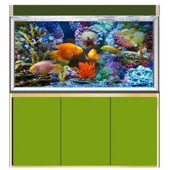 

[JQ-0012] Fish Tank Background HD Ocean Series Aquarium Sticker Mural Decoration Painting Pattern Size Can Be Customized