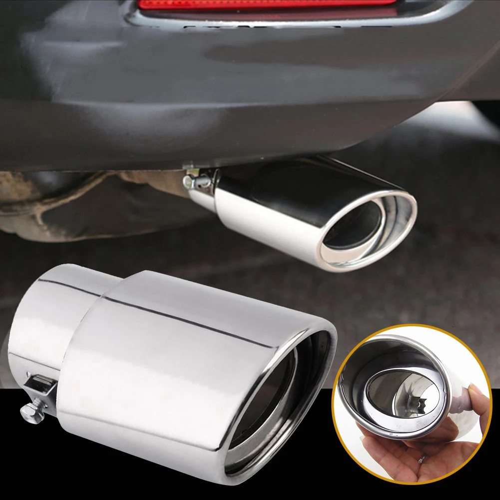 Автомобильные аксессуары хромированная нержавеющая сталь задняя круглая