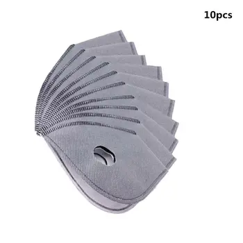 

10PCS 6 Layer Activated Carbon Mask Filter for Cycling Bike Bicycle Masks Valve Cap Air Cleaner Dust Pollution PM 2.5 Smog Mask
