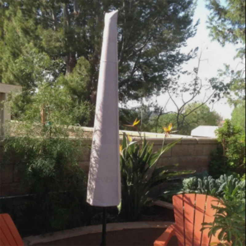 Классический чехол для зонта на Молнии Пылезащитный непромокаемый открытый садовый инвентарь коричневый тенты для сада Shade3