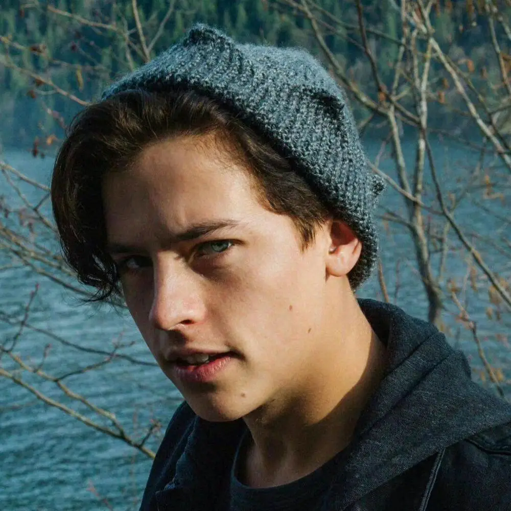 

Jughead Jones Cosplay Knitted Hat Beanie Skullcap Sailor Cap Cuff Brimless Retro Navy Style Beanie Hat Riverdale Knitted Cap