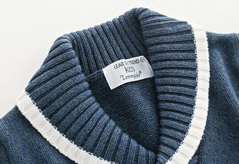 New Style Autumn Korean-style Boutique Childrenswear BOY'S Children Europe And America Handsome Fashion Shawl Lapel Cotton Pullo