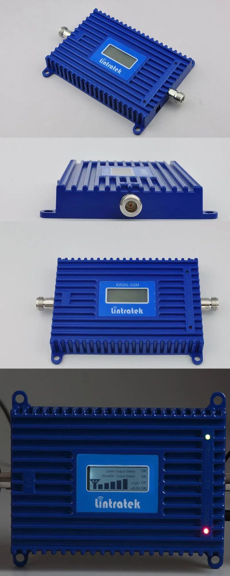 Lintratek PCS 1900mhz 4G усилитель сигнала 1900 мобильный сотовый усилитель сигнала повторитель усилитель 70dB+ ALC полоса 2 интернет-сеть