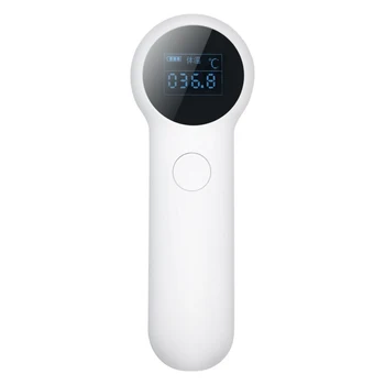 

White Non-Contact Adult Infant Digital IR Body Thermometer Forehead And Ear Measuring Alarm Outdoor Safety First Aid Supplies