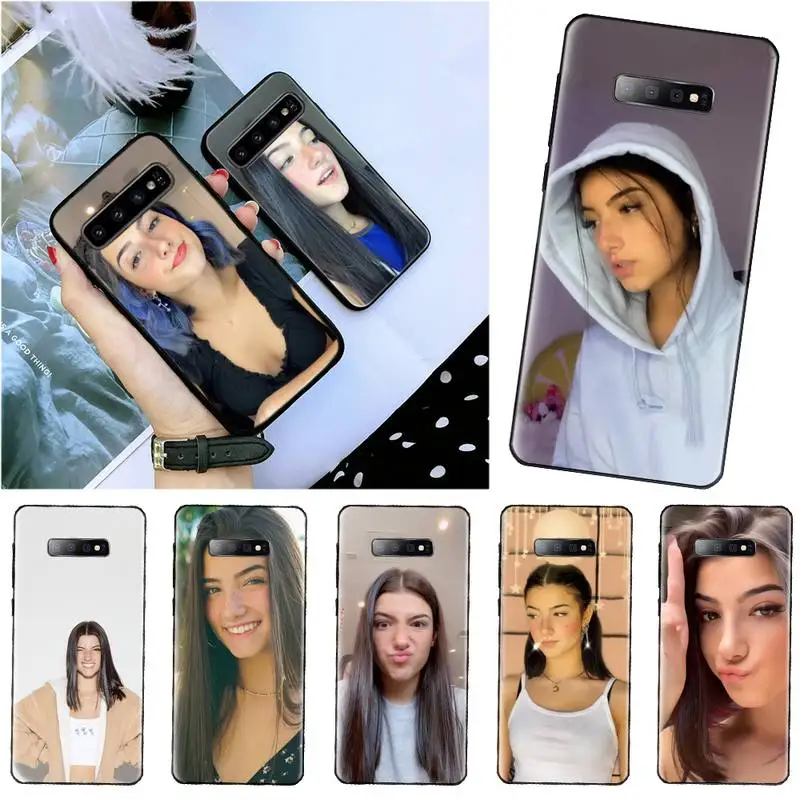 

Charli D Amelio fashion girl sexy Phone Case For Samsung S6 S7 edge S8 S9 S10 e plus A10 A50 A70 note8 J7 2017