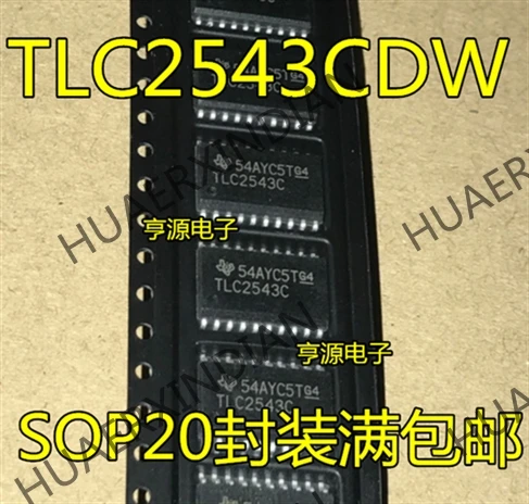 5 шт. TLC2543CDW TLC2543C TLC2543 SOP20 в