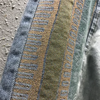 

2020 Spring New Elastic Waist Loose National Wind Mixed Colors Casual Denim Harem Pants Women's Jeans Jean Jeans