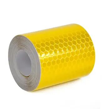 

Reflective car body stickers PVC Adhesive honeycomb warning strip Scratch resistant Body decoration safety stickers