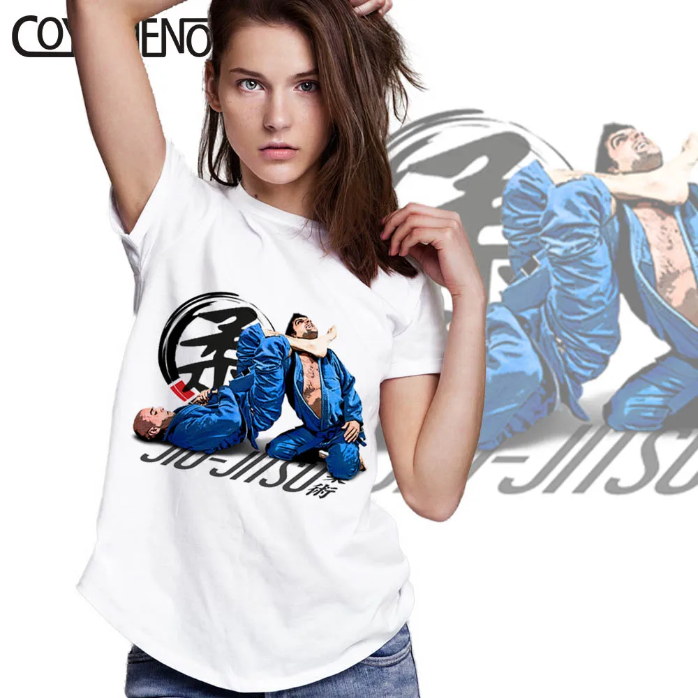 Jiu футболка джиу джитсу Jitsu gi 2020 размера плюс 3XL BJJ одноцветное из модала GJJ женские