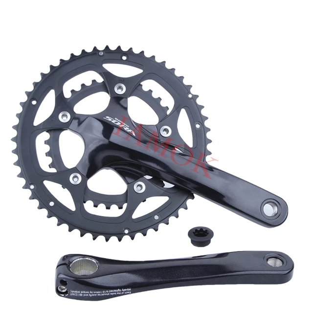 SHIMANO FC-3550 Road Bicycle 2x9-speed Chainwheel 2-Piece Iamok 165mm Crankset 50-34T with SM-BB4600 Parts FC-3550