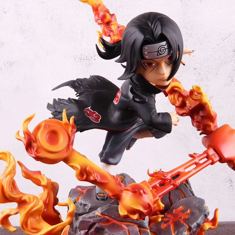 Наруто фигурка Shippuden Учиха Итачи огненный шар GK статуя ПВХ фигурка Коллекционная модель игрушки