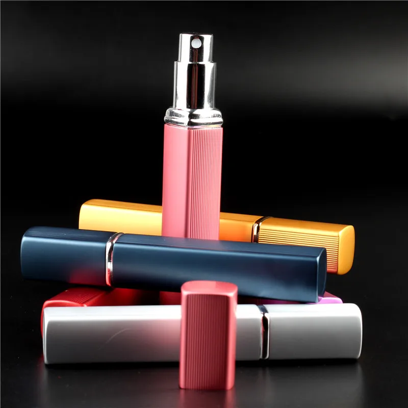 10pc High Quality 12ml Color  Perfume Spray Bottle  Spray Atomizer Travel Cosmetic Container Empty Refillable Bottle