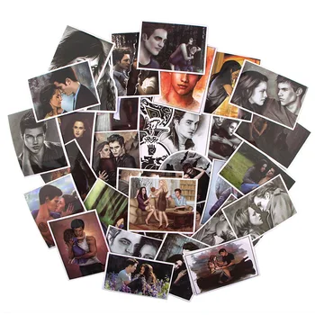 

35pcs/set Movie The Twilight Saga Scrapbooking Stickers Decal For Guitar Laptop Luggage Car Fridge Graffiti Sticker