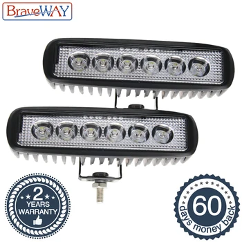 

BraveWay 36W Motorcycle Assisted Lamp 6000K White Color Fog Lamp Vehicle Work Light LED Truck Fog Light for Moto SUV,UTV,ATV