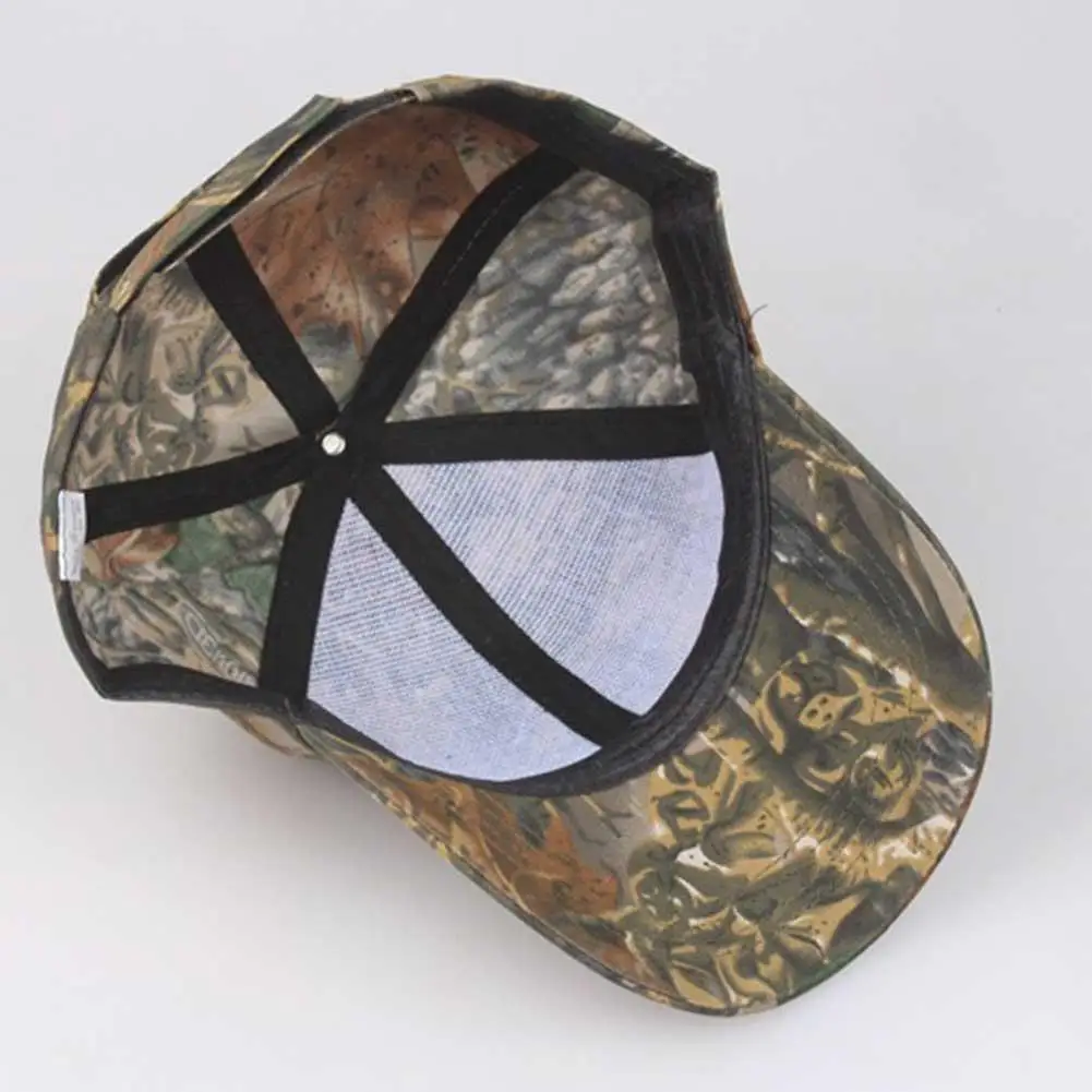 Outdoor Sunscreen Quick-Drying Cap Jungle Leaves Camouflage Cap Unisex Men And Women Camo Baseball Cap Hat Casquette