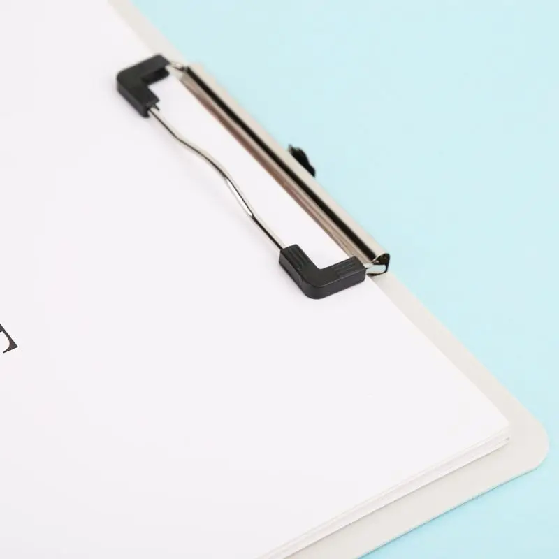 A4 Clipboard Writing Pad File Folders Document Holder Paper Clip Office Supply H7EC