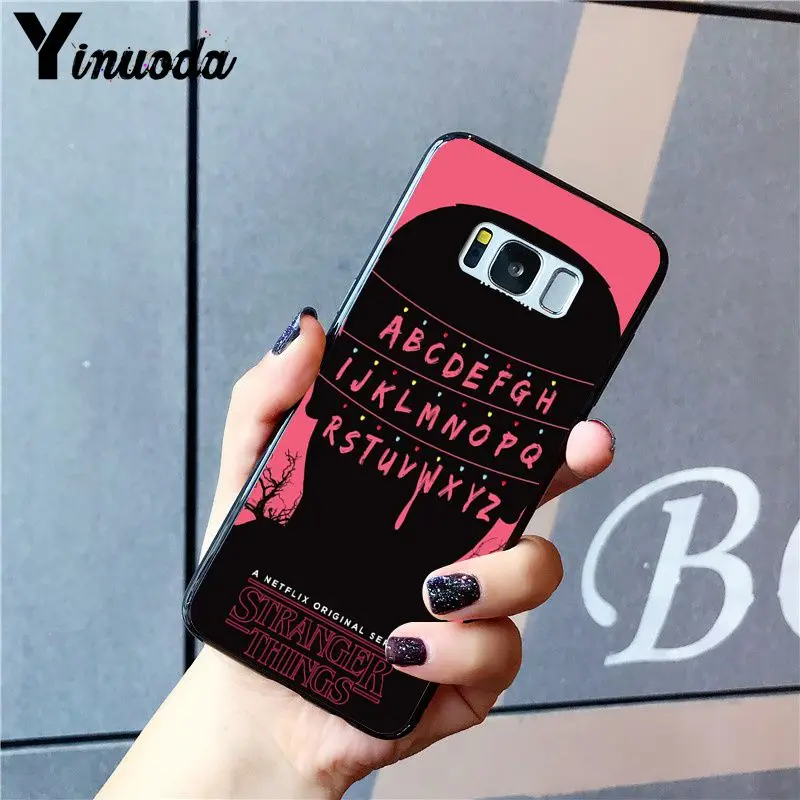 A10 Yinuoda Рождественские огни должны оставаться, если странные вещи PhoneCase для samsung S10 Plus S10E S6 S7 S8 S9 Plus S10lite S5 M10 - Цвет: A10