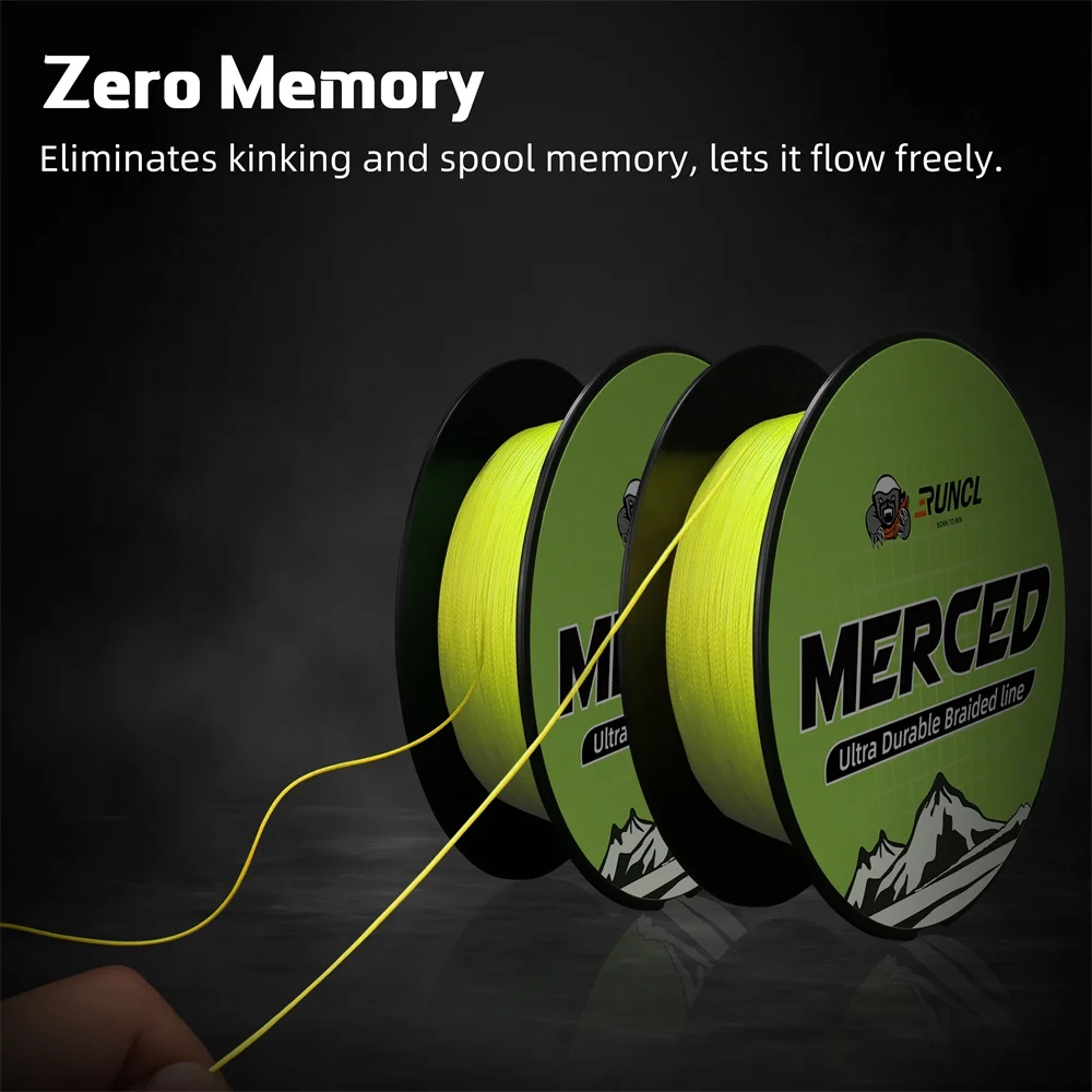 RUNCL Merced 274M 457M 914M PE Braided Fishing Line 4/8 Strand 10