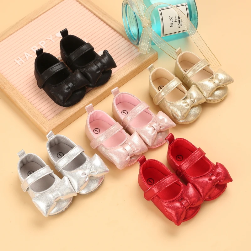 

VALEN SINA Sprig And Autumn Style 0-18 Months Baby Walking Shoes Soft Soles Breathable Baby Shoes Cute All-Match Princess Shoes
